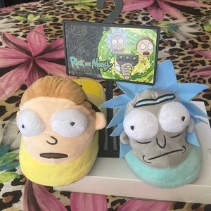 Keep your feet warm and cozy in these Rick and Morty slippers